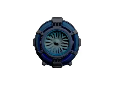 Futuristic SciFi Energy Core Engine 3D model