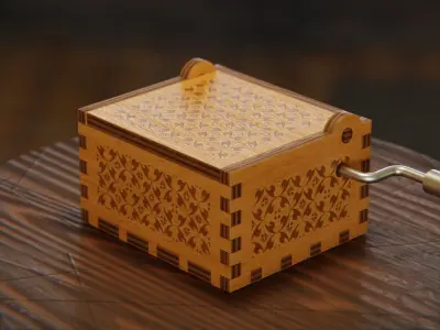 Music box 3D model
