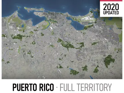 San Juan - Puerto Rico 3D Model Pack purchase