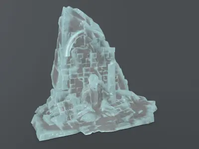 Buddha Rock Low-poly 3D model purchase