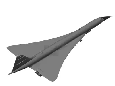 Concorde 3D model buy
