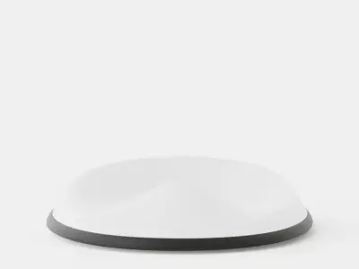 Toilet seat Low-poly 3D model