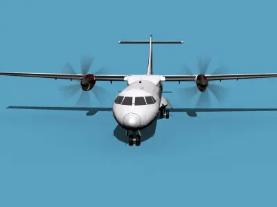 ATR  ATR-72-600 Richards Aviation 3D model