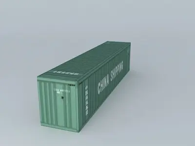 China Shipping Container 40 Free 3D model