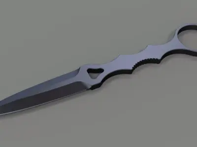 Dagger 3 knife 3D model