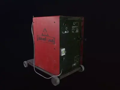 Welding mashine Low-poly 3D model