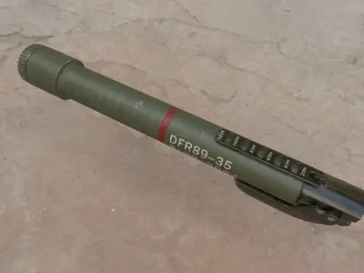 Type DFR-89 35mm Individual Incendiary  Launcher Low-poly 3D model