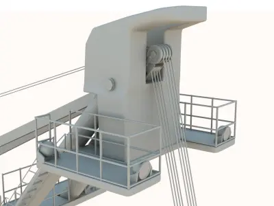 Bucket Wheel Excavator 3D model by sreerajbaburajan