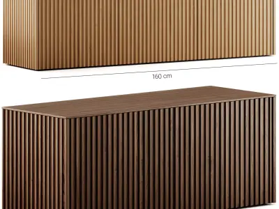 Punt Velasca Wooden sideboard VLS 200 and 300 3D model