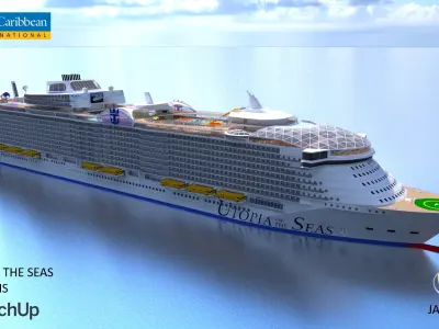 UTOPIA OF THE SEAS 3D model