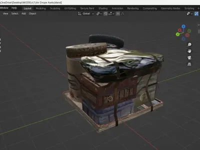 AMO Supply Low-poly 3D model