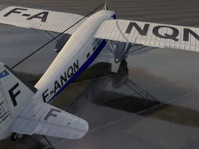 Potez 62 3D model