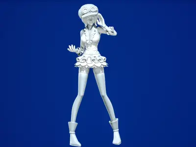 Koala - Revolutionary Army - ONE PIECE - Splitt part 3D print model