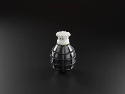 Yugoslav Hand Grenade Pack Low-poly 3D model