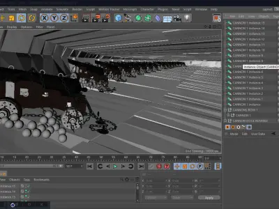 CINEMA4D - The Souls Ship 3D model