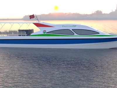 Ferry Boat 3D model by tinhphamtvd1