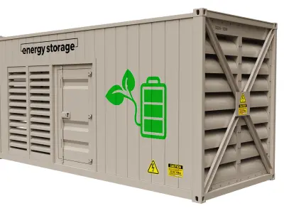Battery energy Storage 3D model