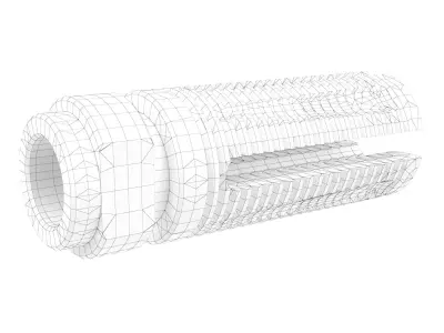 Plastic dowel 3D model