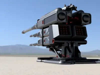 cannon 09 3D model
