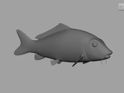 river Fish 3D model