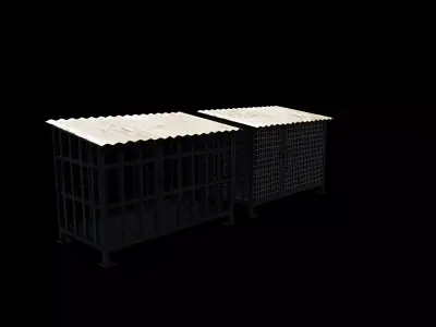storage cage 3D model