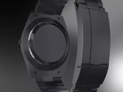 Rolex Oyester Perpetual 41 mm Black Dial 3D model