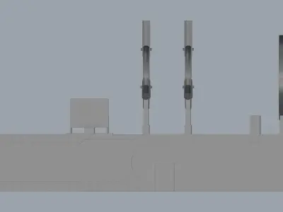Lathe Machine with DRO 2  3D model