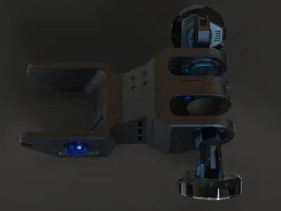mechanical robotic part 2 3D model