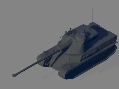 AMX-50 Surblinde 3D model