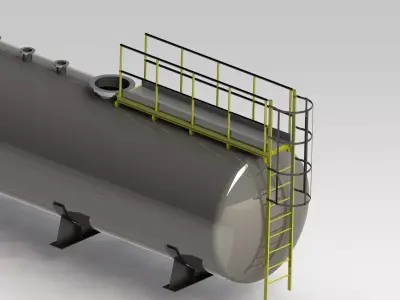 Storage tank Free 3D model