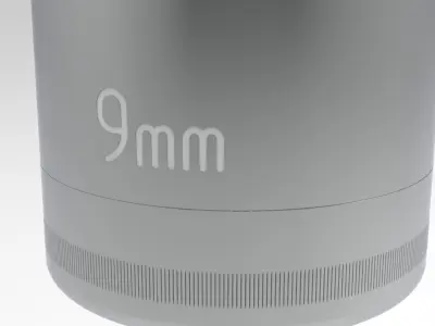 Deep Socket 9 mm 3D model