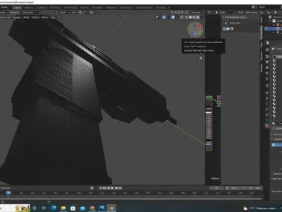 ametralladora gun 3D model