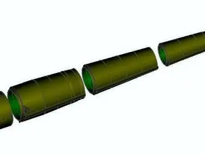 Space rocket R7 VOSTOK 3D print model