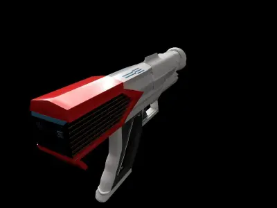 P1400 1-5Kw Power Laser Gun Free low-poly 3D model