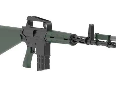ArmaLite AR-10 3D model purchase