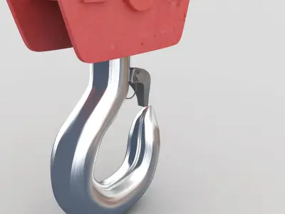 Crane Hook 3D model get