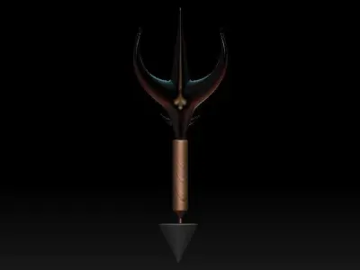 magic staff  3D model