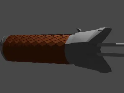 Hiccups Dragon Sword - Infoerno Low-poly 3D model