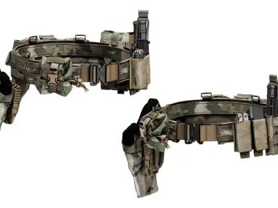 TYR GUNFIGHTER MAB BELT Low-poly 3D model