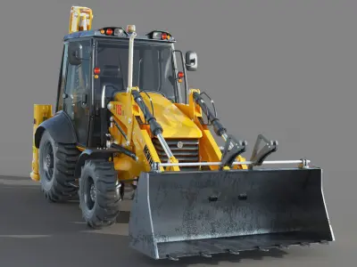 New Holland B115B Backhoe Loader 3D model