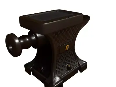 Stylized Anvil Industrial Prop Model Low-poly 3D model