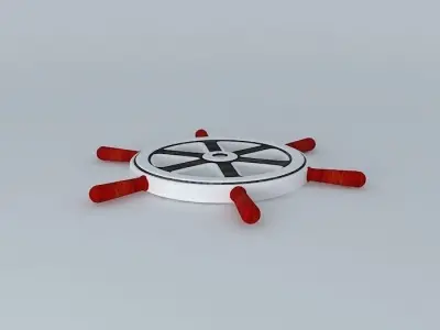 Steering wheel UFSC 3D model