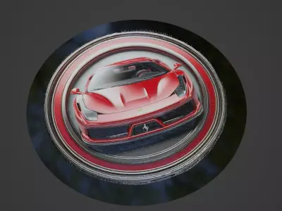 Car Pendant Medallion 3D print model 73