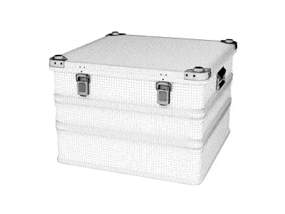 Aluminium case 09 3D model