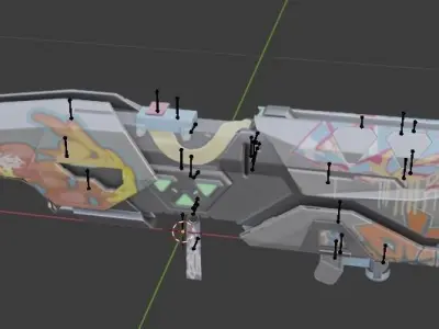 Raze RPG - Rigged Low-poly 3D model