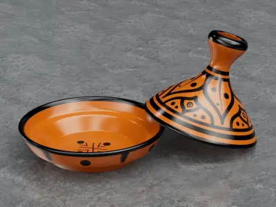 Moroccan Mini TAGINE Pot 3D model