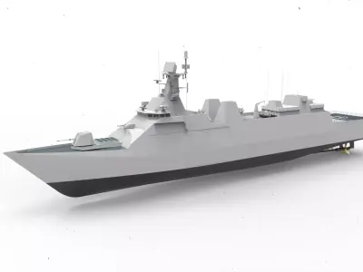 PKR SIGMA 105 Martadinata class 3D model