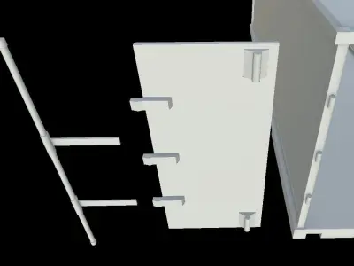 HIE Clean Cargo Low-poly 3D model