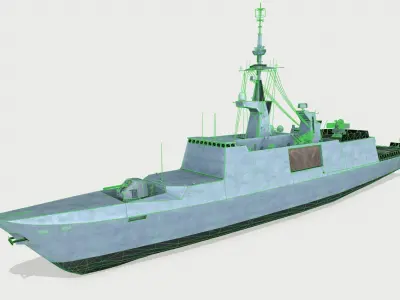 La Fayette Low-poly 3D model