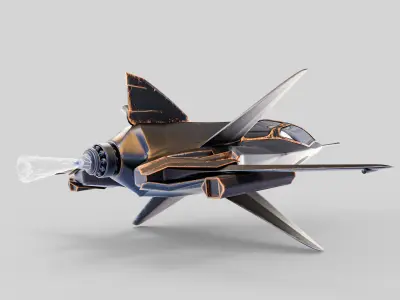 Space Ship Low-poly 3D model buy